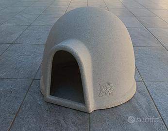 Cuccia Igloo in resina per cane 