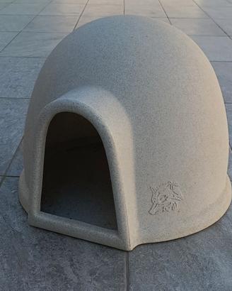 Cuccia Igloo in resina per cane 
