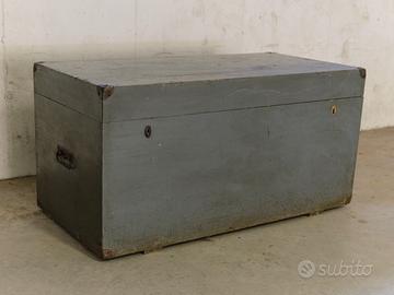 Baule cassapanca militare vintage