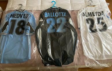 Maglie Lazio match worn indossate Nedved Almeyda