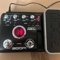 Pedaliera per chitarra ZOOM G2.1u