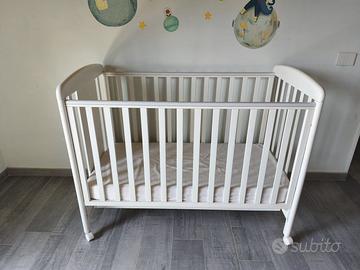 Culla lettino con cassetti e materasso