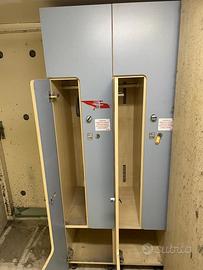 Armadietto 4 posti a L