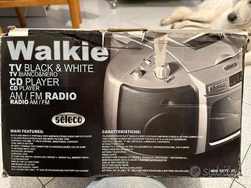 Walkie- TV B/N -Stereo portatile lettore CD- Radio