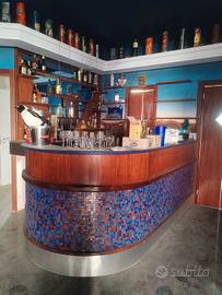 arredo pub (banco, retrobanco refrigerato, sedute 