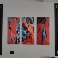 Trittico Stampe Quadro Picasso