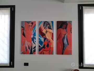 Trittico Stampe Quadro Picasso