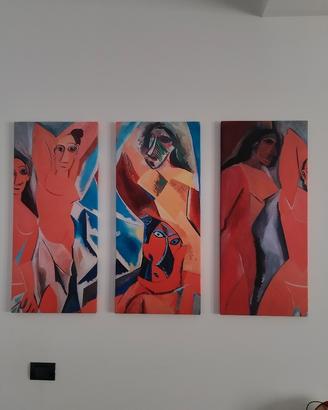 Trittico Stampe Quadro Picasso