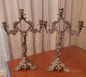 COPPIA CANDELABRI