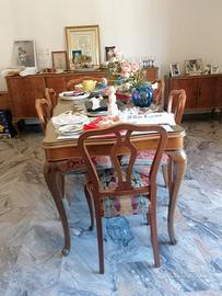 Mobili sala da pranzo stile Chippendale 