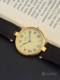 Orologio Cartier Must de Cartier Vendôme Vermeil