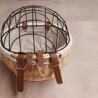 Cestino anteriore per bici per cane e gatto