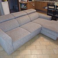 Divano letto 3 piazze con chaise longue