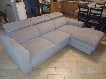 Divano letto 3 piazze con chaise longue