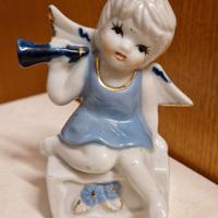 Statuetta angelo con tromba