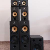 B&W 2xDM601S2 2xDM603S2 1xCC6S2 psb Alpha SubSonic