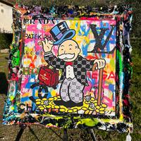 Quadro Luxury Disney Mr. Monopoly PopArt moderna
