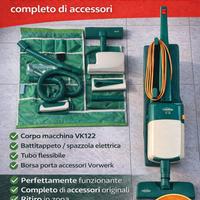 Folletto VK122 Vorwerk accessori battitappeto top