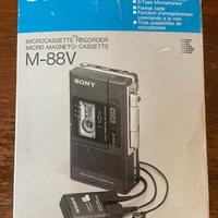 Sony M-88V Microcassette Recorder