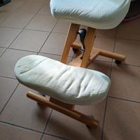 Sedia Sgabello Svedese ergonomico