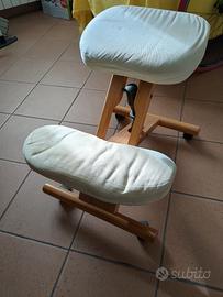 Sedia Sgabello Svedese ergonomico