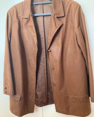 Giacca pelle scamosciata donna