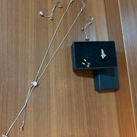 Collana orecchini anello per donna