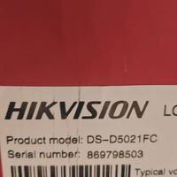 Monitor lcd hikvision
