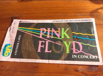 Biglietto Concerto Pink Floyd, Monza, 20.5.1989