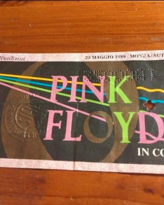 Biglietto Concerto Pink Floyd, Monza, 20.5.1989