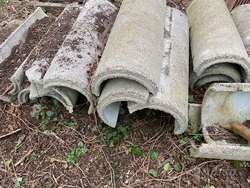 Mezzi tubi in cemento