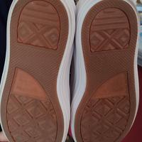 converse,nuove , bianche con zeppa 