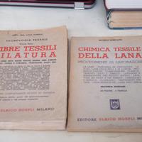 libri vintage sul tessile