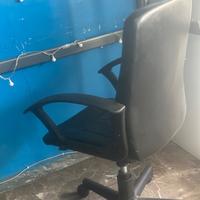 Sedia pelle con usata