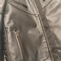 Giubotto in pelle da moto tg. XL (regolare)