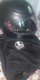 Casco AGV taglia L e guanti alpinestars xl