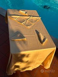 Tovaglie raso giallo