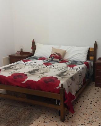 letto antico in ottone