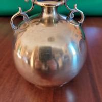 ANTICO VASO VASETTO ROTONDO BROCCA OTTONE CORONA