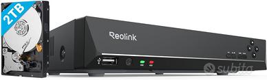 Reolink NVR PoE 8 Canali con 2TB HDD