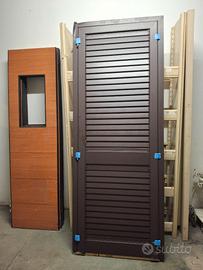 Persiana alluminio marrone  80x220