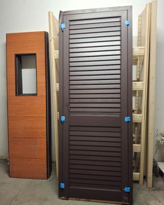 Persiana alluminio marrone  80x220