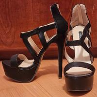 Scarpe Fersini tacco 15 taglia 38