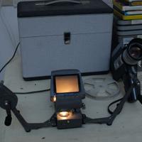 proiettore imac 8 con film s8-n8+canon+moviola