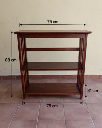 scaffale in legno