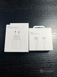 Caricatore USB-C 20W + Cavo USB-C 1m