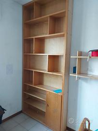 Libreria in legno 3 metri x 1