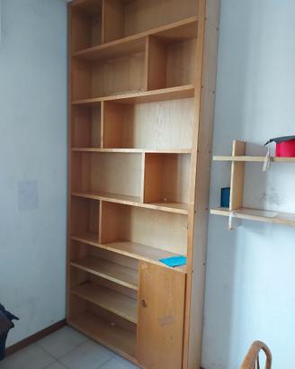 Libreria in legno 3 metri x 1