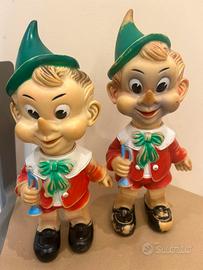 Nr. 2 Pinocchi Ledra plastic 1960 made in Italy