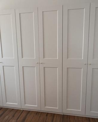 Armadio IKEA PAX 3 metri –  6 ante bianco